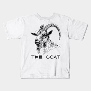 the goat tshirt, the goat, whos the goat, i am the goat Kids T-Shirt